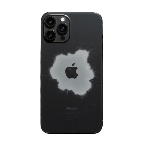 iPhone Black Glass Color Faded
